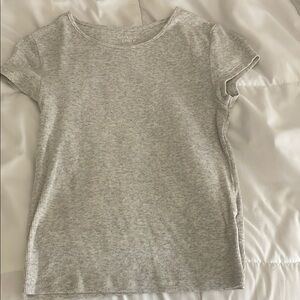 american eagle grey scoop shirt